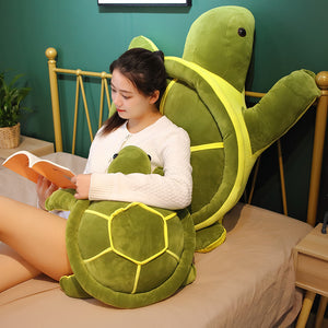 Giant Kawaii Sea Turtle Plushie Stuffed Animal Pillow