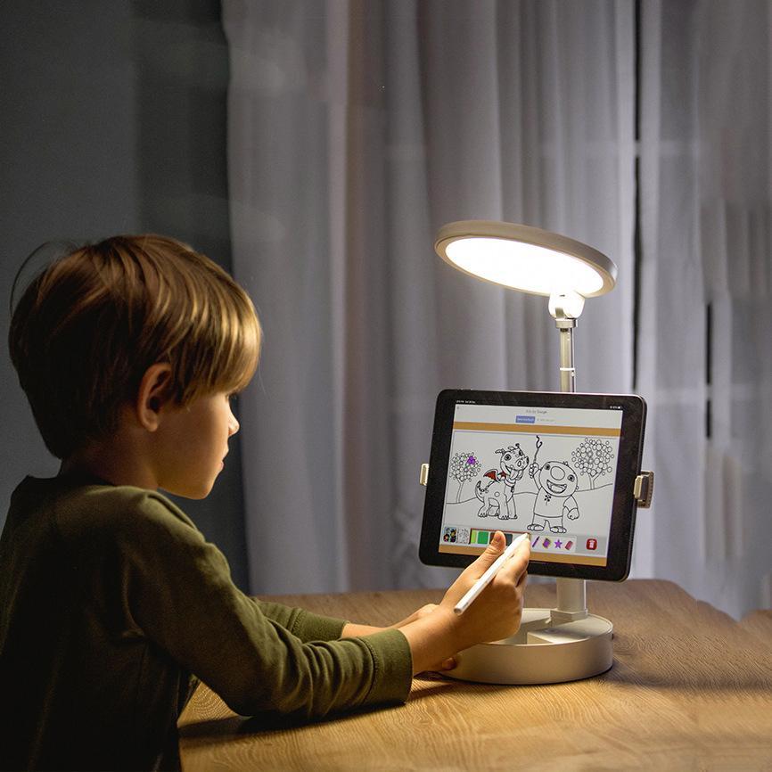 Light Makeup Mirror Phone Stand