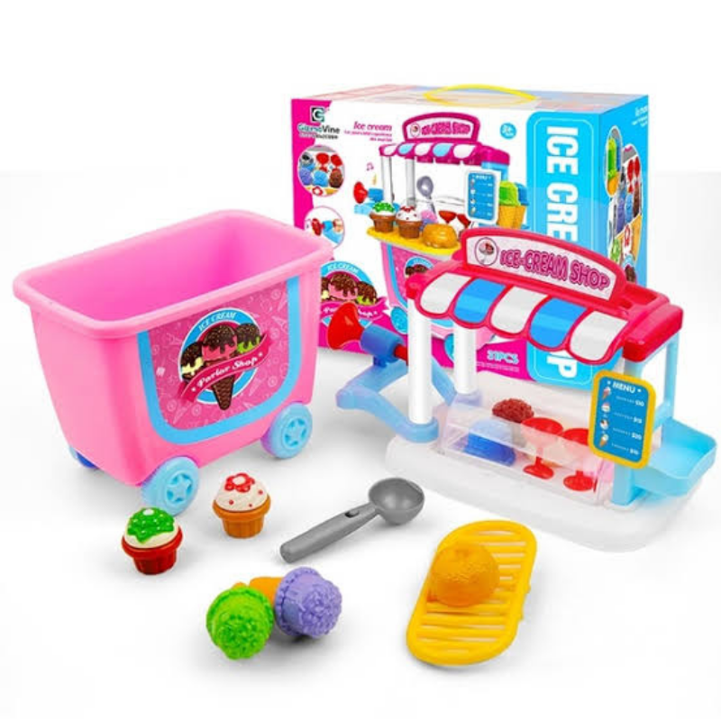 Kids Food & Ice Cream Toy Cart