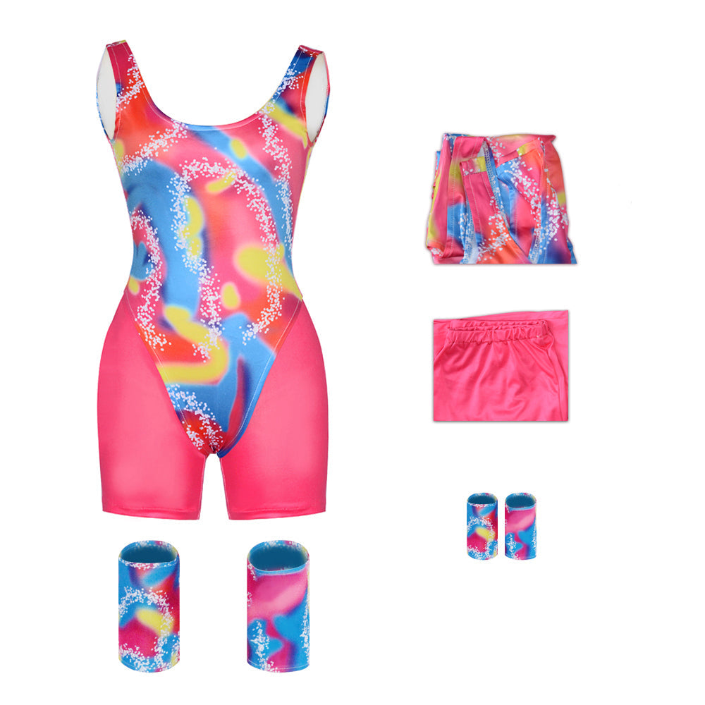 Roller Skater 80's Barbie Movie Margot Robbie Outfit