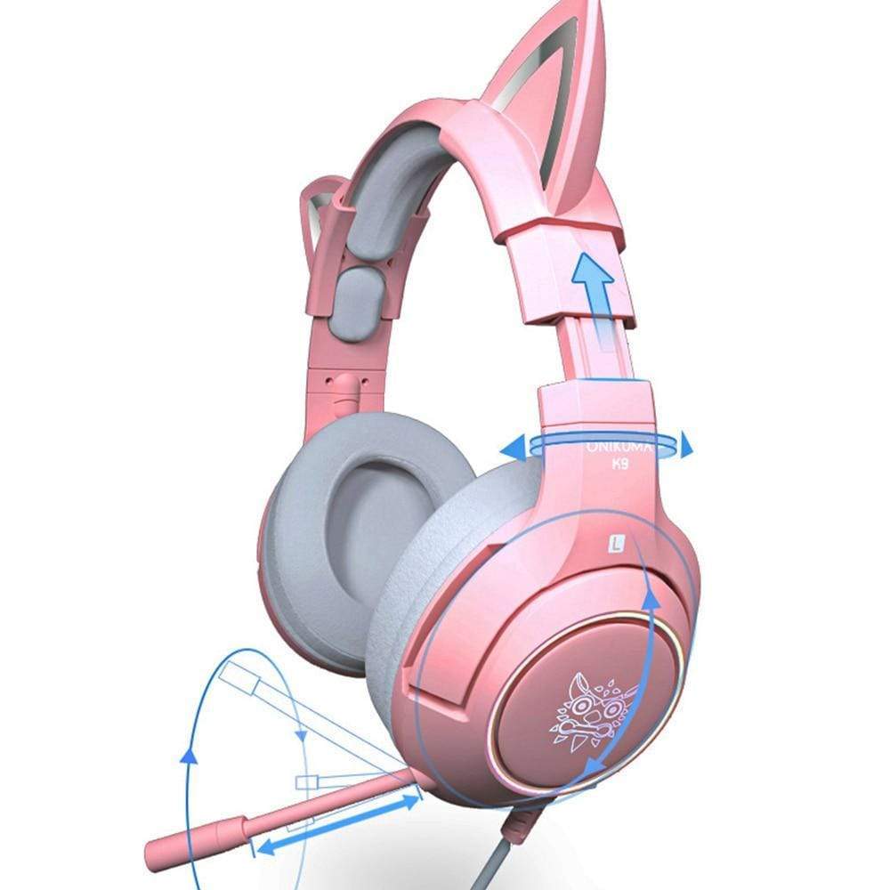 Kawaii gaming online headset