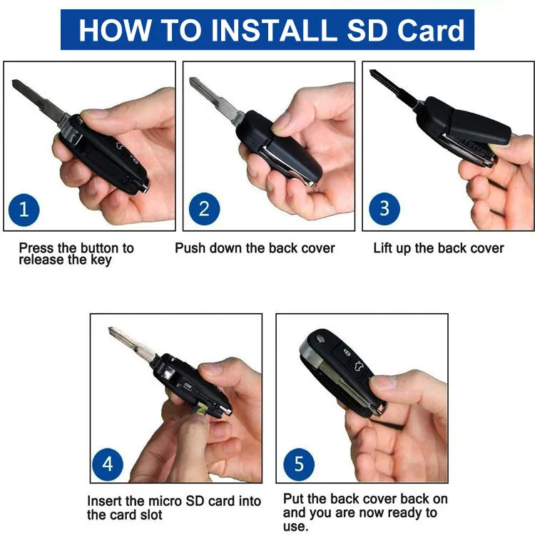 Car Key Security Camera