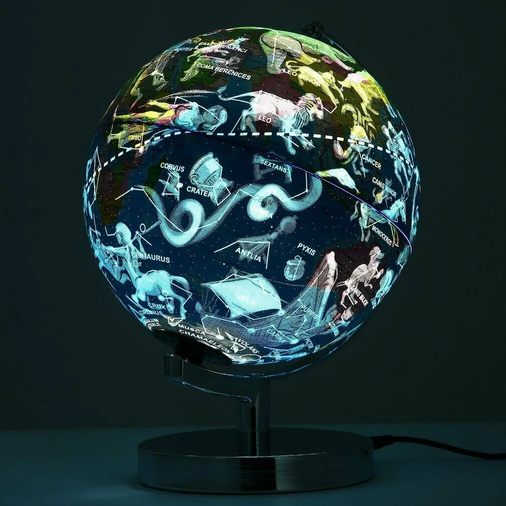 World Globe Led Constellation Map & Night Light