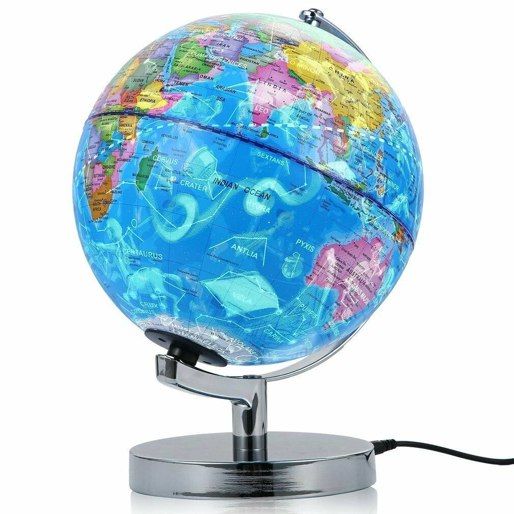 World Globe Led Constellation Map & Night Light
