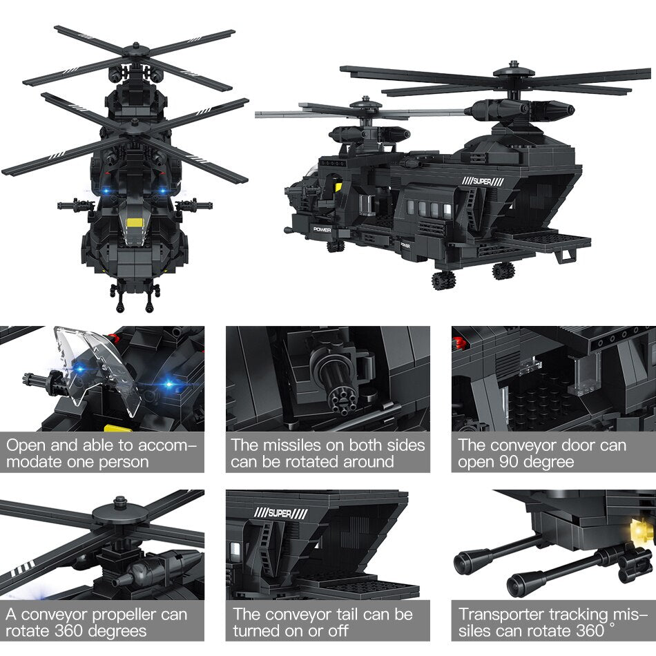 SWAT Team Building Blocks Set