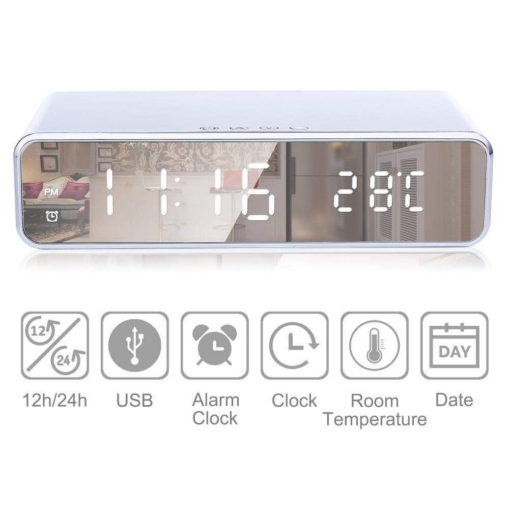 Premium Wireless Charging Alarm Clock