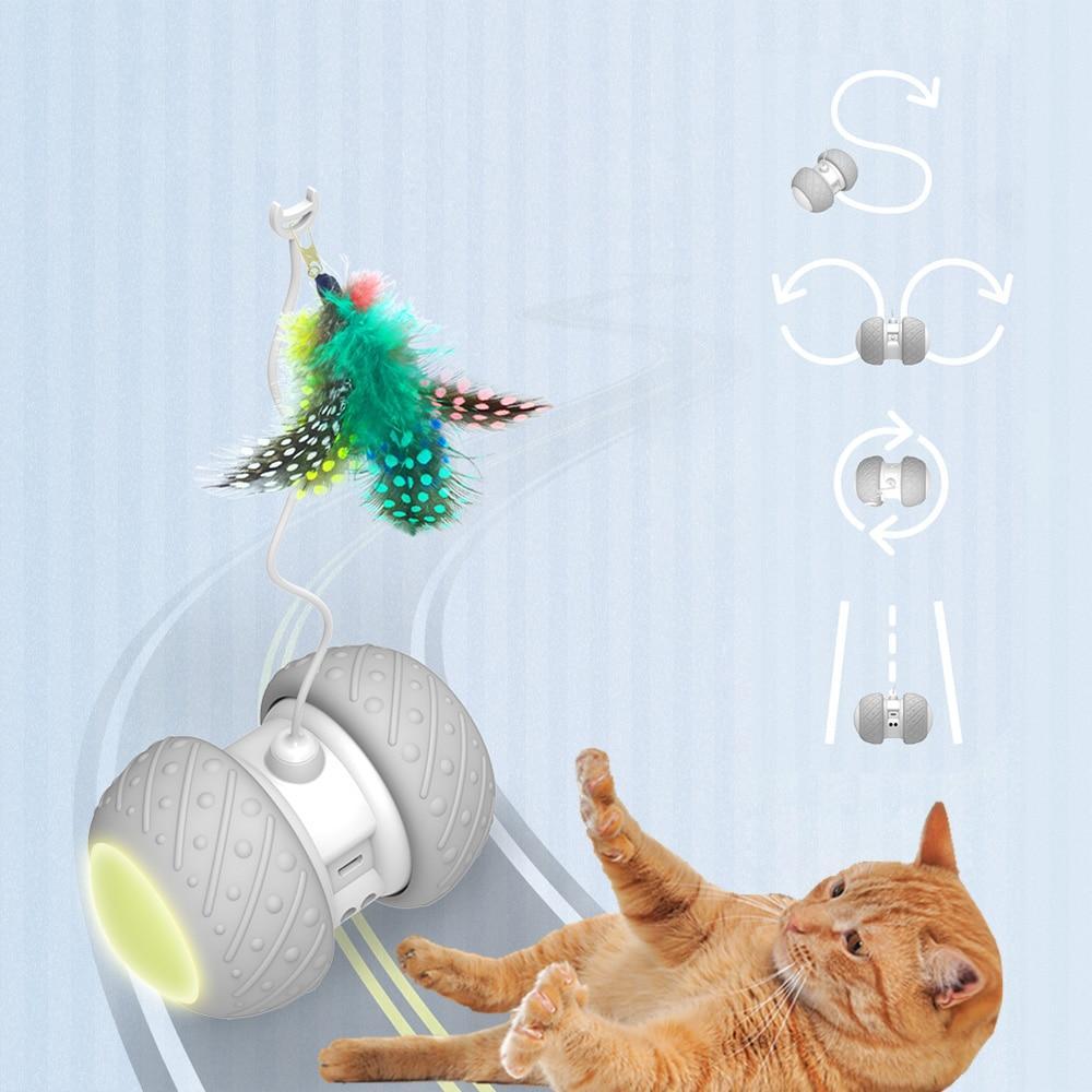 Interactive Robot Teaser Cat Toy