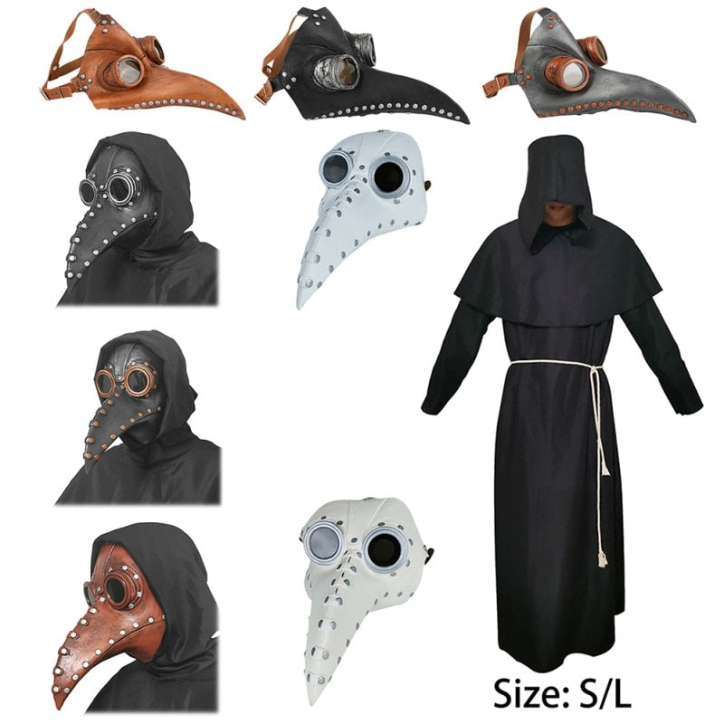 Black Plague Doctor Halloween Costume - Yakudatsu