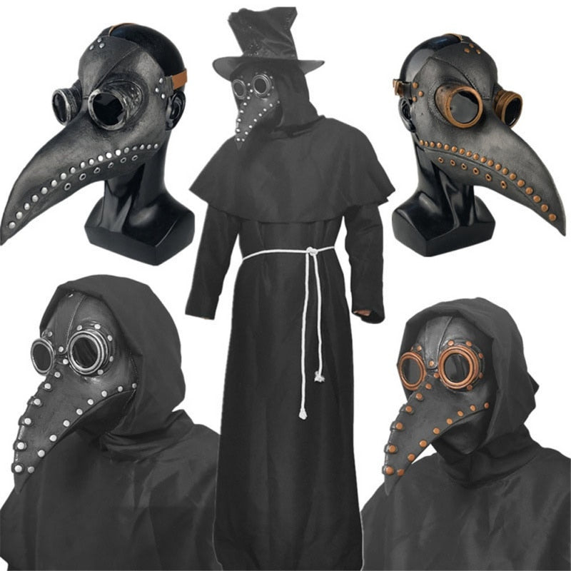 Black Plague Doctor Halloween Costume - Yakudatsu