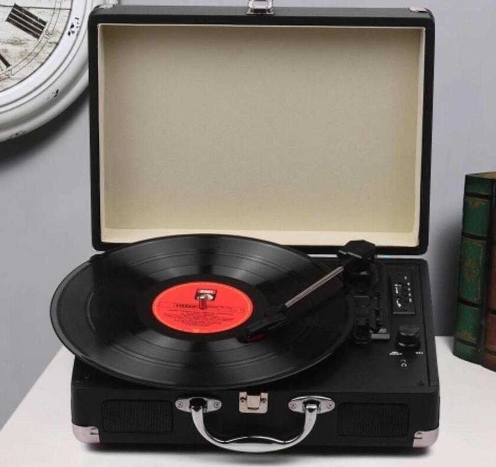 Portable Automatic Belt-Drive Stereo Turntable