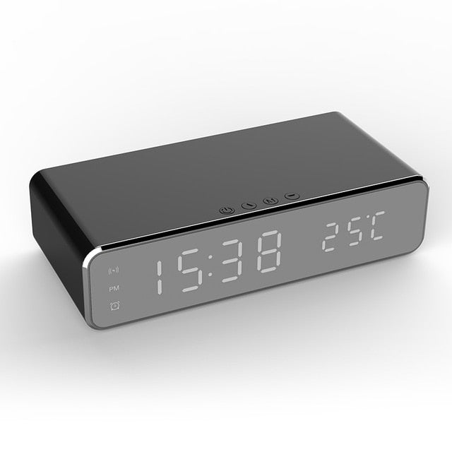 Premium Wireless Charging Alarm Clock