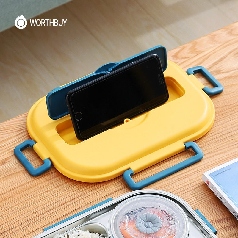 Japanese Stainless Steel Bento Lunch Box - Yakudatsu