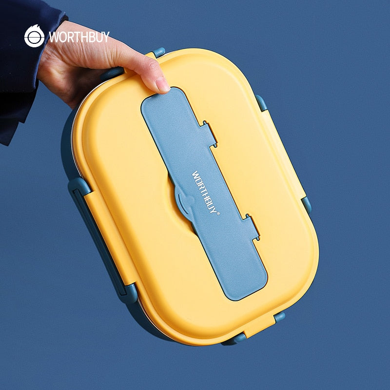 Japanese Stainless Steel Bento Lunch Box - Yakudatsu