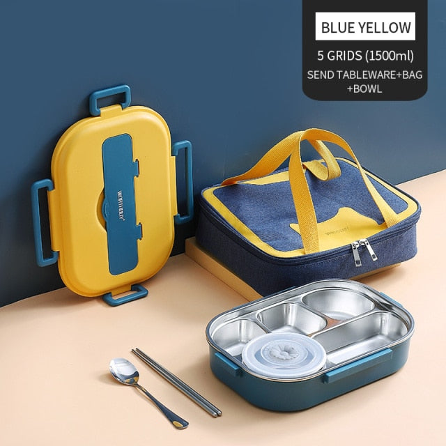 Japanese Stainless Steel Bento Lunch Box - Yakudatsu