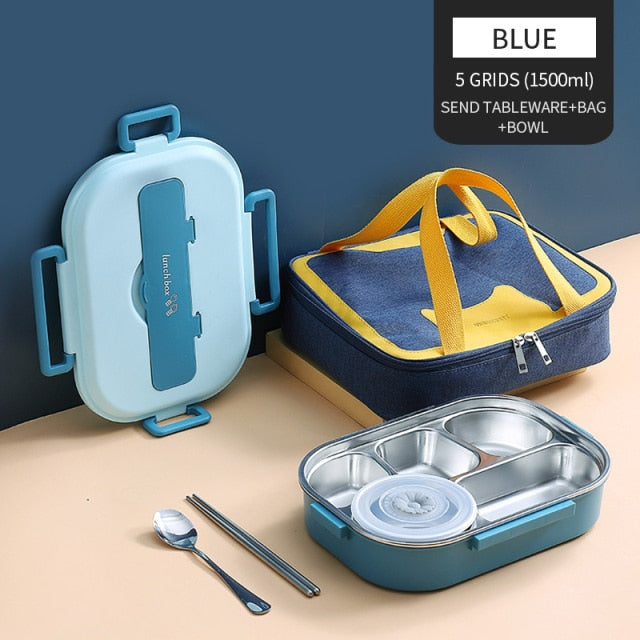 Japanese Stainless Steel Bento Lunch Box - Yakudatsu