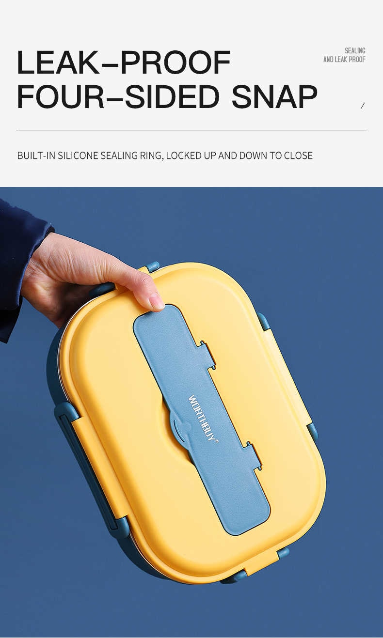 Japanese Stainless Steel Bento Lunch Box - Yakudatsu