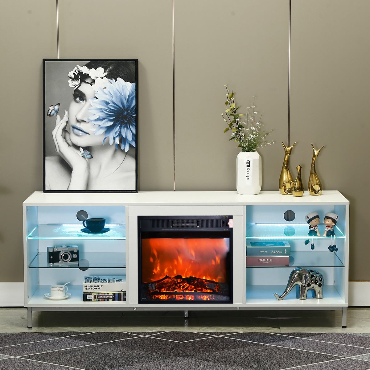 Electric Fireplace Insert - Yakudatsu