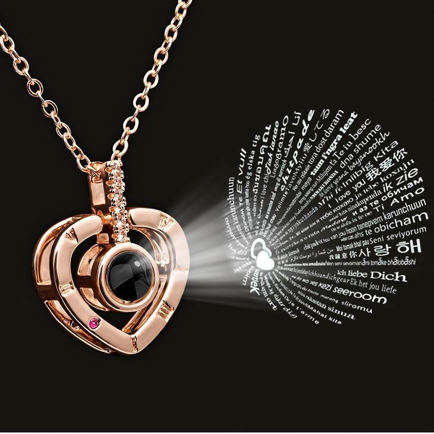 I Love You 100 Hidden Languages Necklace