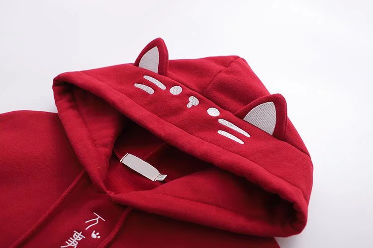 Yakudatsu Kawaii Cat Ear Japan Style Hoodie