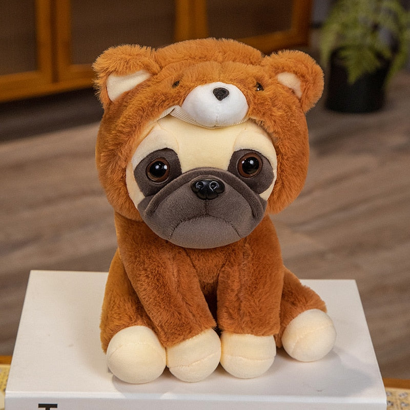 Adorable French Bulldog Animal Cosplay Plushie