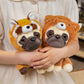 Adorable French Bulldog Animal Cosplay Plushie