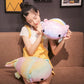 Kawaii Axolotl Cosmos Colored Plushie