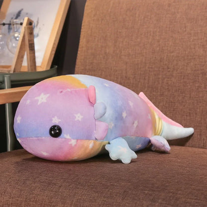 Kawaii Axolotl Cosmos Colored Plushie