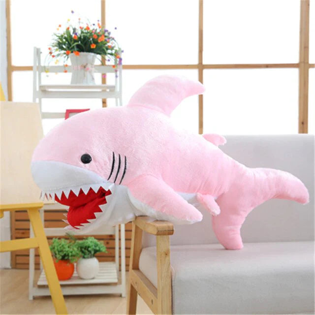 Huge Fluffy Kawaii Baby Shark Stuffed Animal Plushie