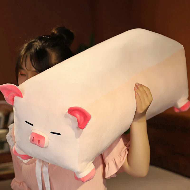 Rectangle Blocky Minecraft-Shaped Kawaii Pig