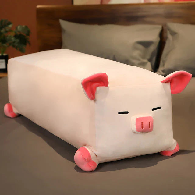 Rectangle Blocky Minecraft-Shaped Kawaii Pig