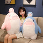 Huggable Cute Baby Blue & Pink Shark Plushies