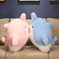 Huggable Cute Baby Blue & Pink Shark Plushies