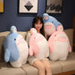 Huggable Cute Baby Blue & Pink Shark Plushies