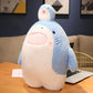 Huggable Cute Baby Blue & Pink Shark Plushies