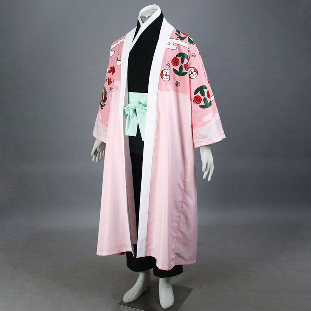 Halloween Kyoraku Shunsui Cosplay Kimono Outfit