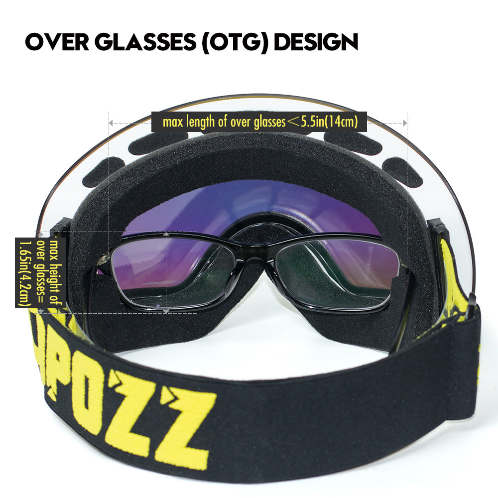 Italian Ski / Snowboard Goggles With Interchangeable Lens