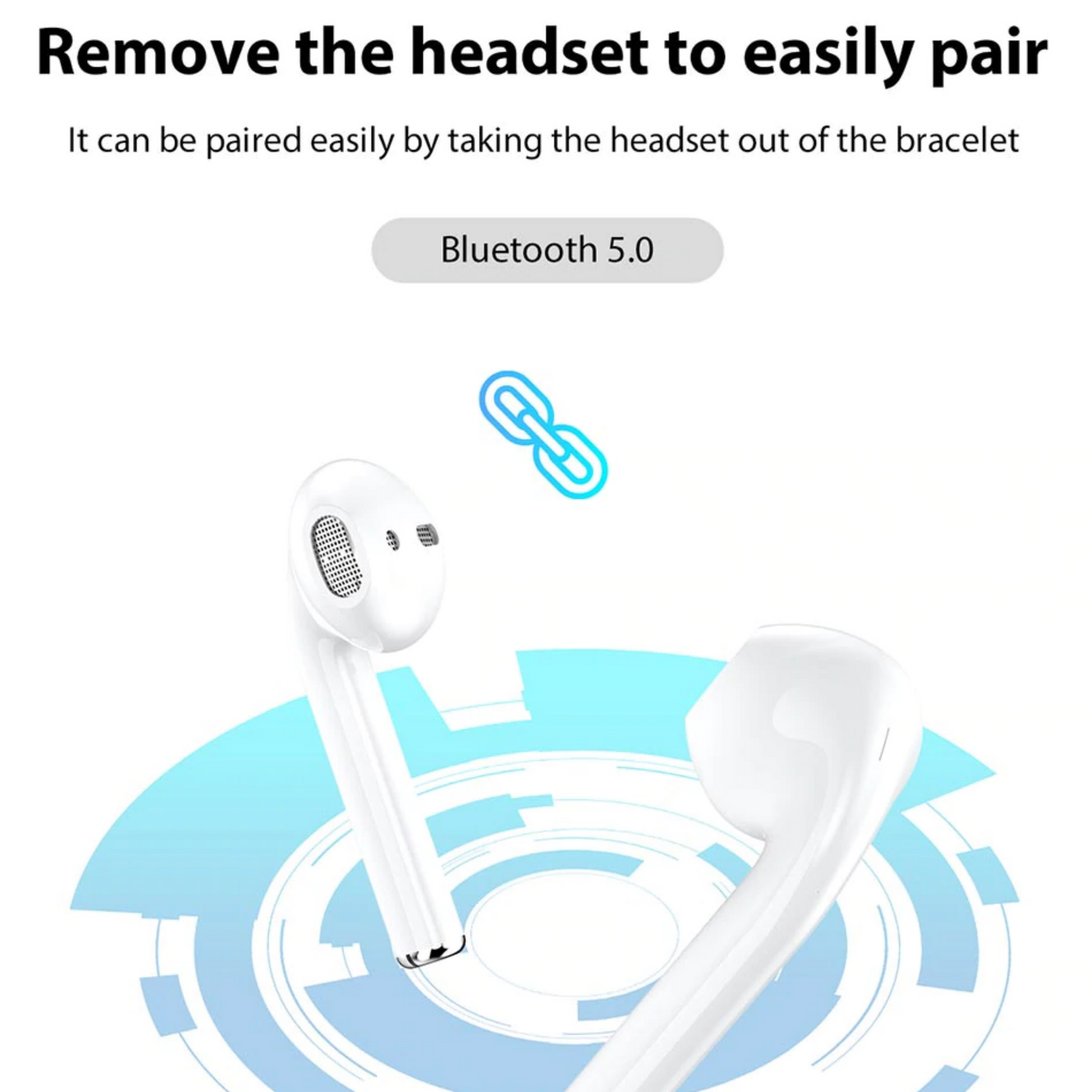 2 in 1 Smart Bracelet Bluetooth Headset