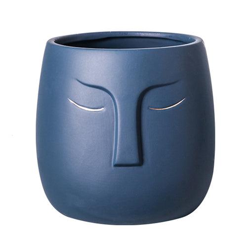 Ceramic Zen Face Living Room Vase