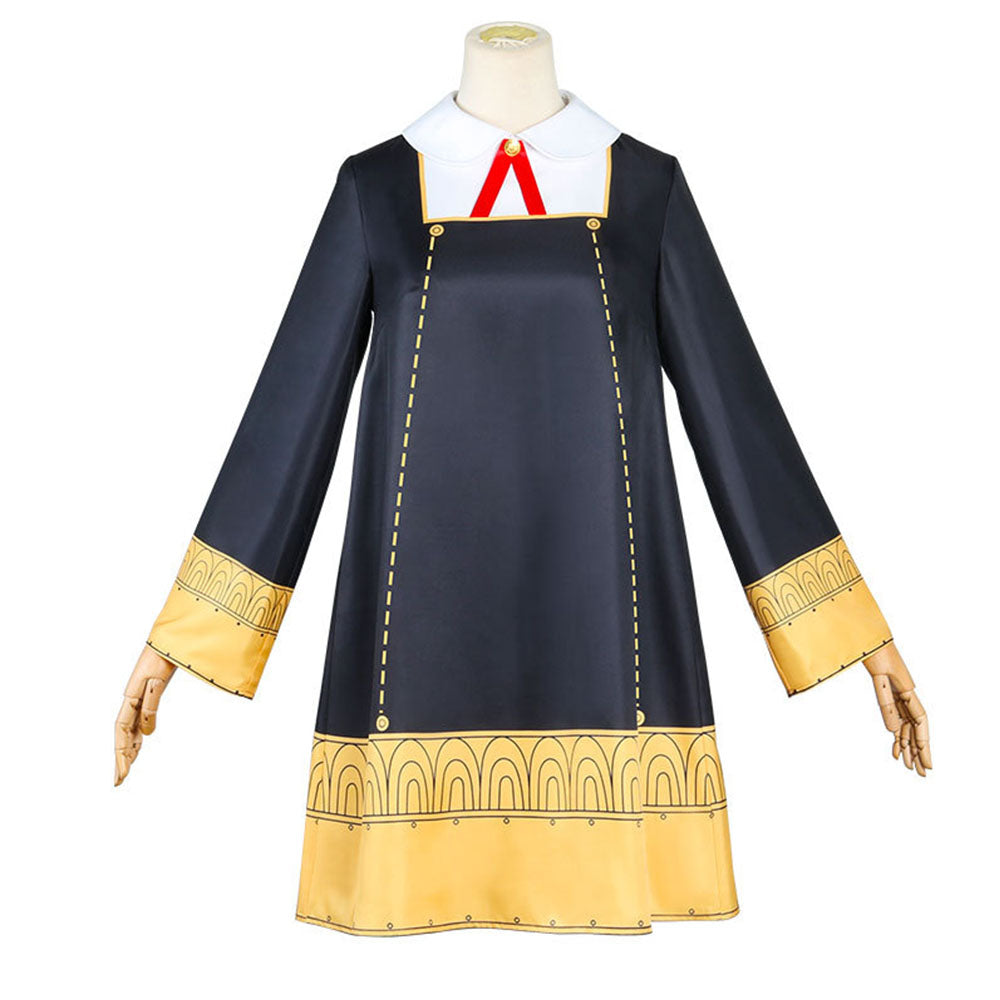 Halloween Anya Forger Cosplay Dress Costume with Accessories