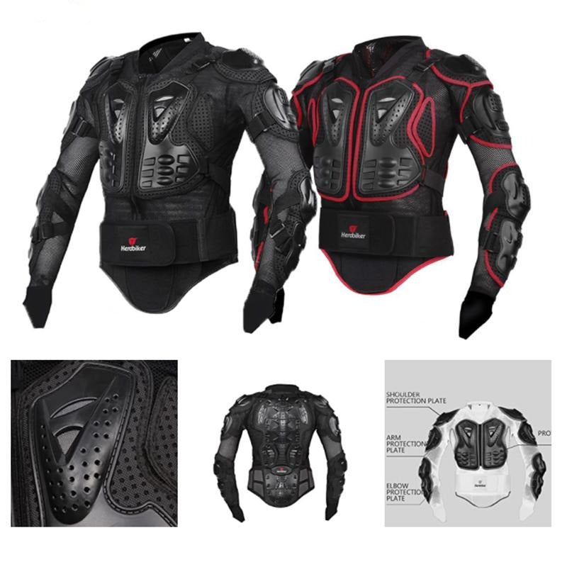 Motorcycle Biker Full Body Armor Jacket