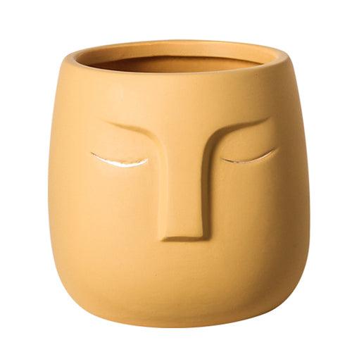 Ceramic Zen Face Living Room Vase