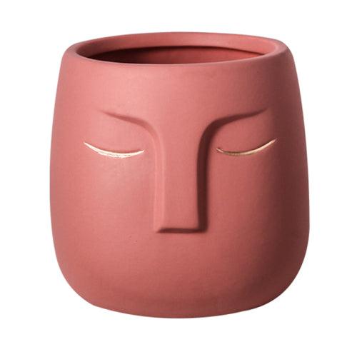 Ceramic Zen Face Living Room Vase