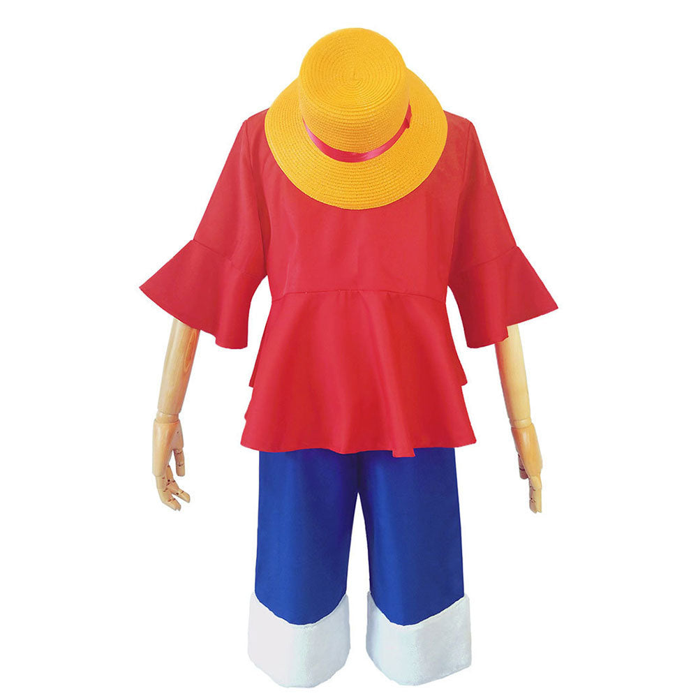 Halloween Monkey D. Luffy Cosplay Set With Hat
