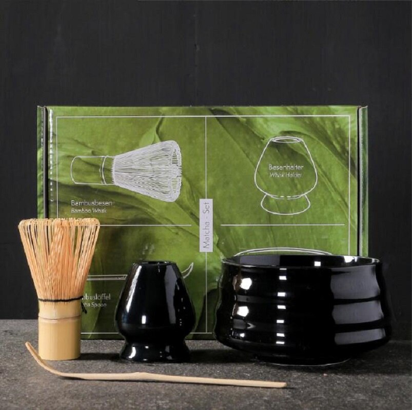 4pcs Japanese Bamboo Whisk Matcha Set