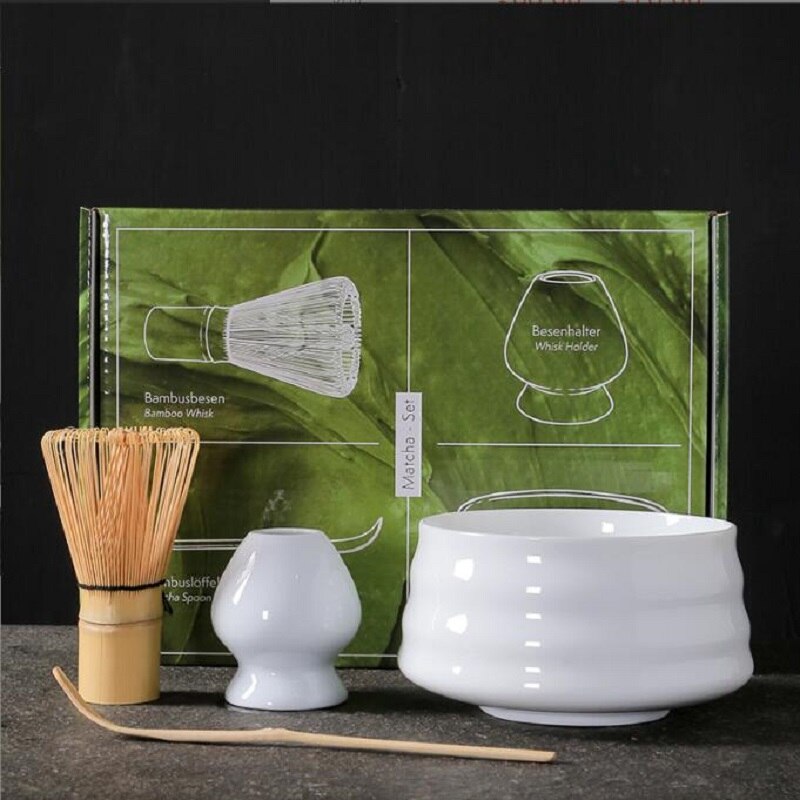 4pcs Japanese Bamboo Whisk Matcha Set