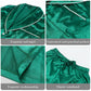 Women's Satin Silk Style Green Pajama Set