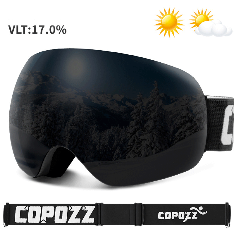 Italian Ski / Snowboard Goggles With Interchangeable Lens