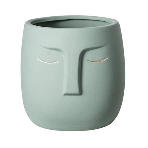 Ceramic Zen Face Living Room Vase