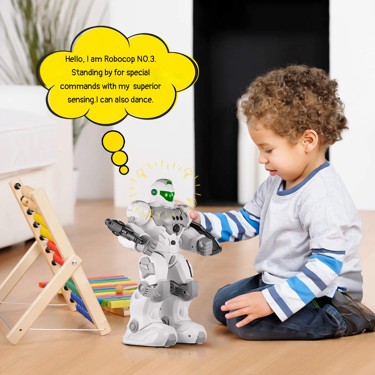 Kids Intelligent Programmable RC Robot