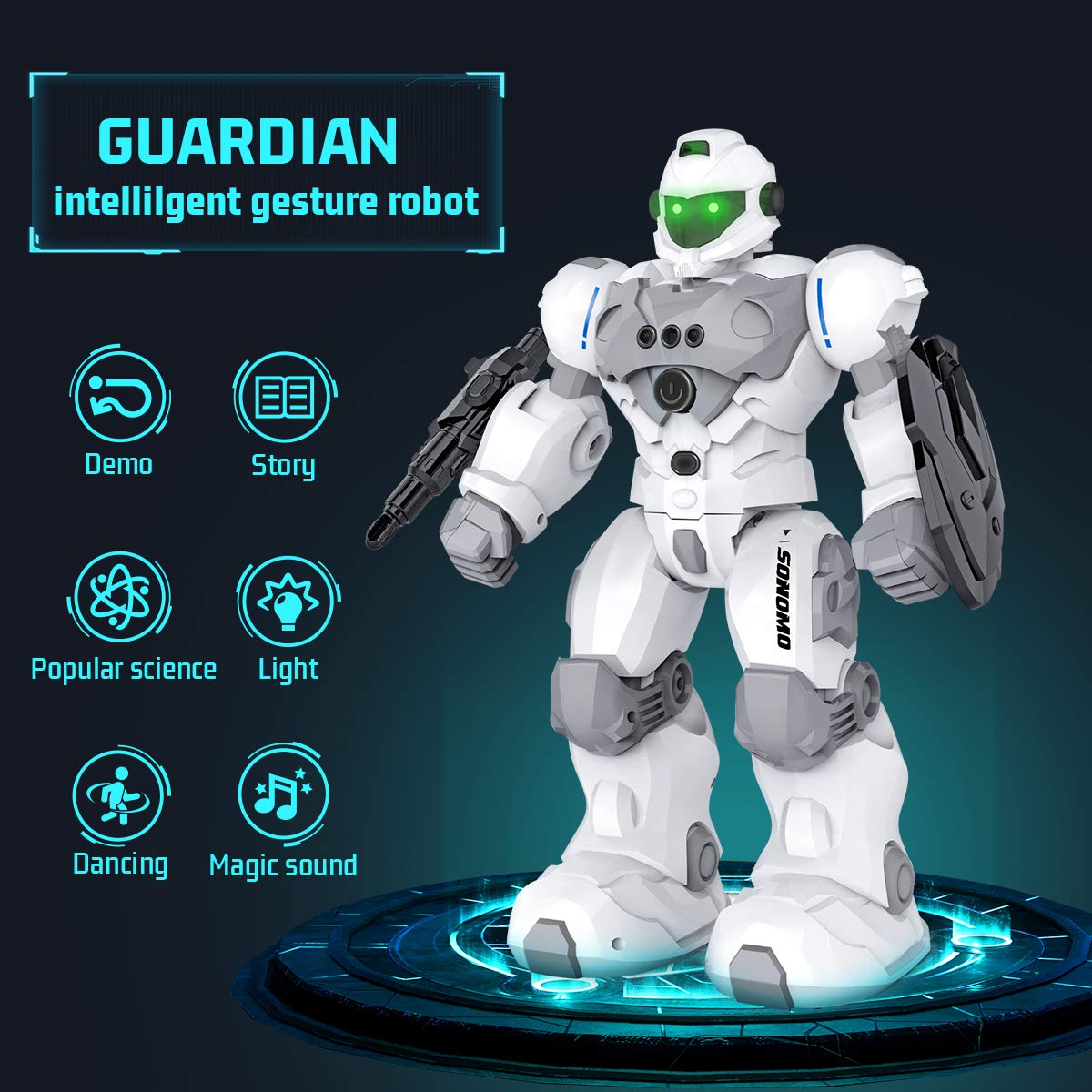 Kids Intelligent Programmable RC Robot